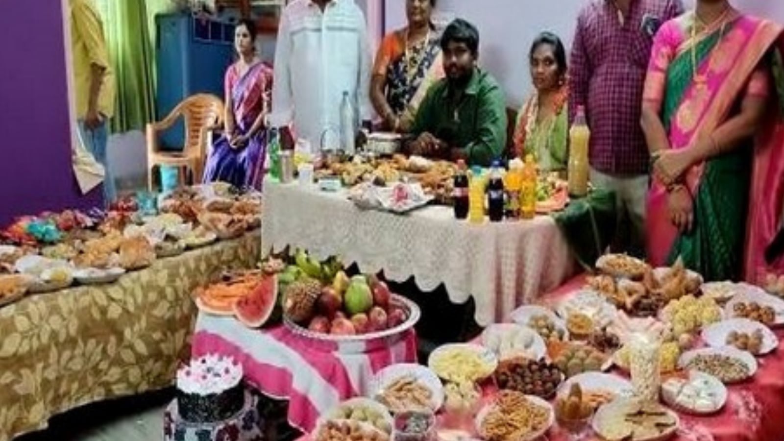 Andhra Pradesh Family Serves 365 Dishes to Future Son-in-law on Makar Sankranti