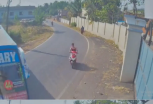 Mangaluru Man Speeding On Scooter Escapes Collision With Bus. This Happened Next