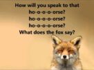 what does the fox say lyrics